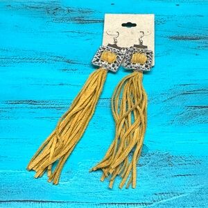 Golden Fields Fringe Earrings